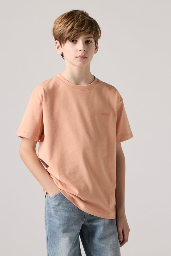 Levi's Teenager Red Tab T-shirt in Peach Bloom voor Jongens