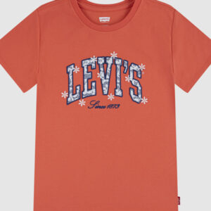 Levi's Teenager Chambray Applique Top - Rood Appliqué