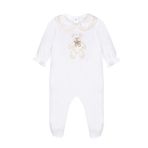 Patachou Boxpakje Beer Wit met Beige Details