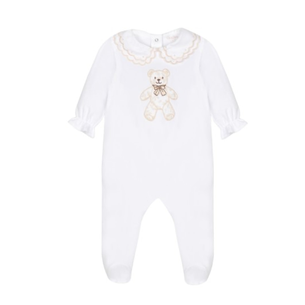 Patachou Boxpakje Beer Wit met Beige Details