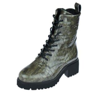 PiediNudi Fara Halfhoge Veterboots in Taupe Lakleer