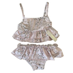 Camellia Bikini met Bloemenprint en Verstelbare Bandjes