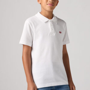 Levi's Polo voor Jongens met Kenmerkende Nektape - Wit