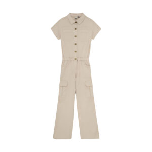 Indian Blue Jeans Jumpsuit Cargo Wide Fit Sandshell
