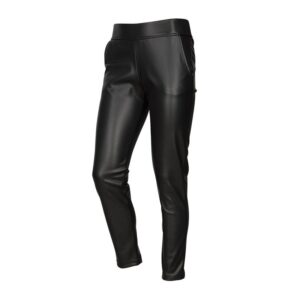 KIE Stone Pants Fish Black - Stoere broek van imitatieleer