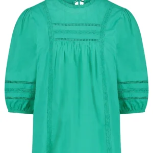 Circle of Trust Ginger Blouse Groen in ademend katoen
