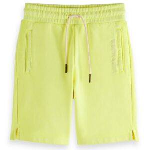 Scotch & Soda Garment-dyed Sweatshort in Zonnig Geel