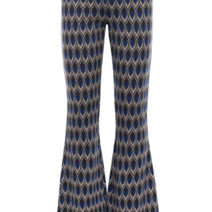 Looxs Revolution Interlock Flare Pants met grafisch patroon