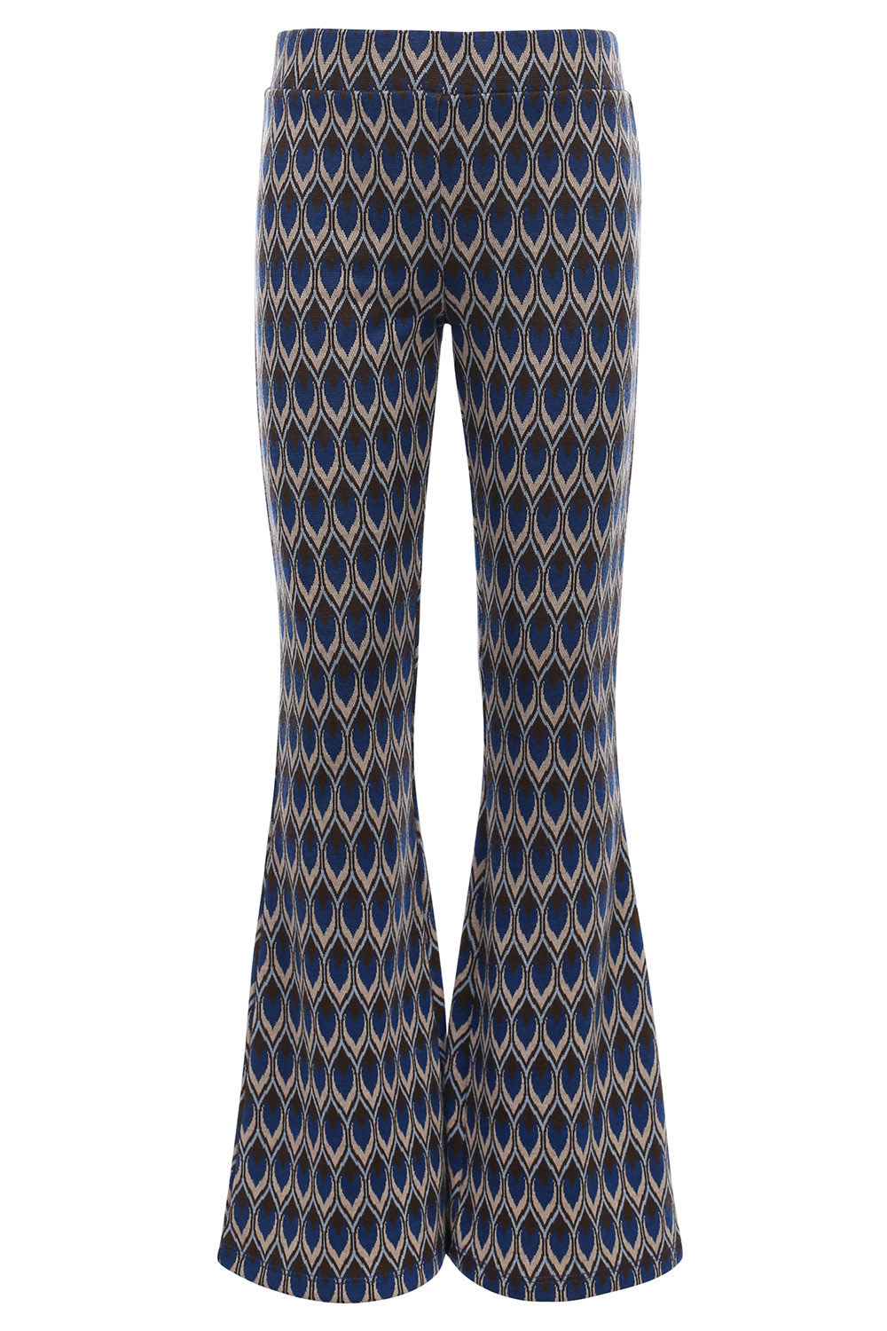 Looxs Revolution Interlock Flare Pants met grafisch patroon