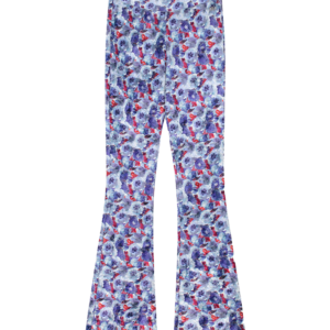 Nik&Nik Velvet Flower Flared Pants met opvallende bloemenprint