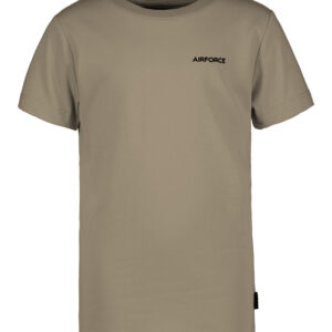 Airforce Basic T-Shirt: Duurzaam Zwart Katoen