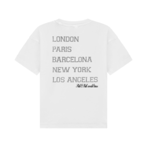 Nik&Nik Jetset T-shirt Off White met opvallende print