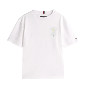 Tommy Hilfiger Flag Fun Tee SS White voor jongens