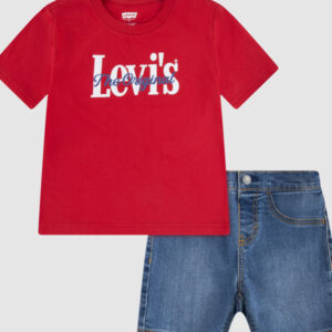 Levi's Baby Logo T-shirt en Denim Short voor Jongens