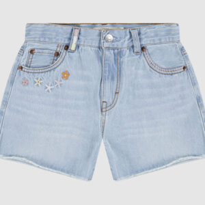 Levi's Kids Crochet A-Line Short voor Meisjes met Gerafelde Zoom