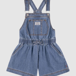 Levi's Kids Tie Waist Shortalls voor Meisjes met Retro Look
