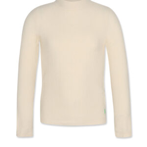American Outfitters Alora T-Shirt Logo voor Meisjes Natural