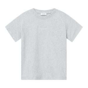 Les Deux Dexter T-Shirt Snow Melange in zachte katoenmix