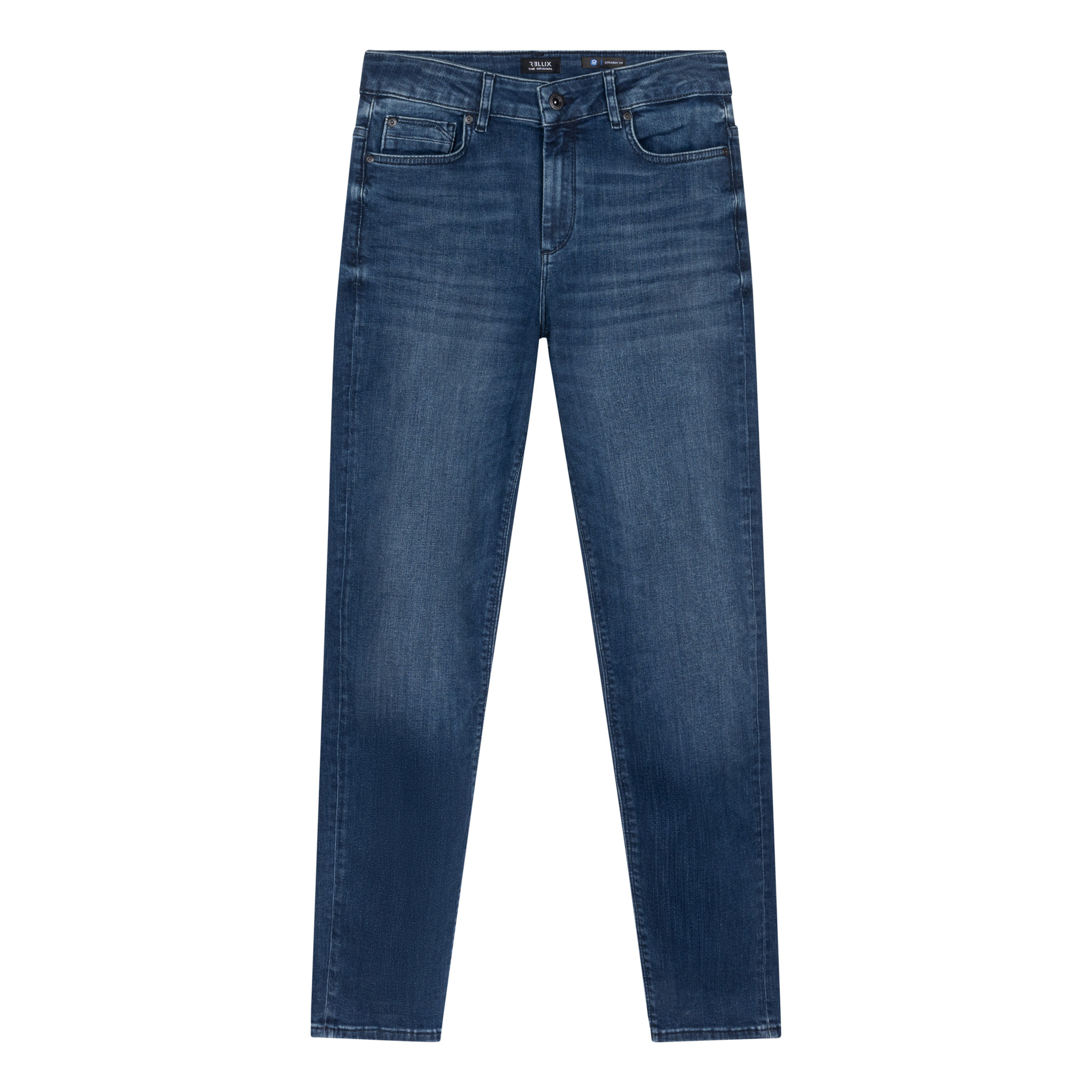 Rellix 2514 Straight Wide Fit Dark Denim voor Jongens