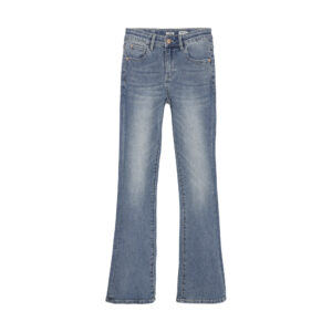 Indian Blue Jeans 2102 Flared Fit Medium Denim voor Meisjes