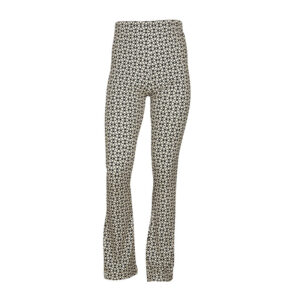 KIE Stone Pants Flair grafic voor meisjes - Zwart/Wit dessin