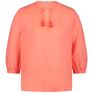 Circle of Trust Heather Blouse Papaya Punch - Ademend Katoen