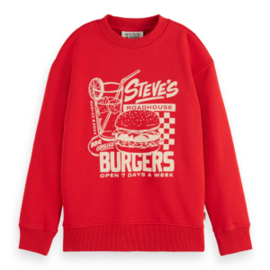 Scotch & Soda Regular-Fit Artwork Crewneck voor Jongens
