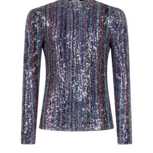 Aaiko Top Ivona Sequins voor Meisjes in Denimblue