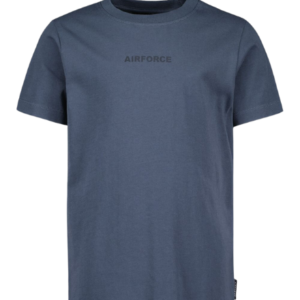 Airforce Wording Logo T-Shirt voor Jongens van Zacht Katoen