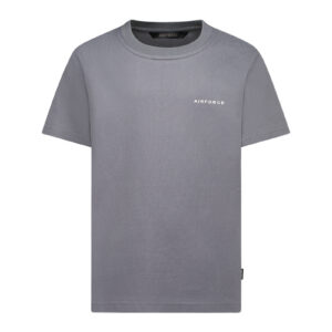 Airforce Basic T-Shirt voor jongens in Pewter White kleur