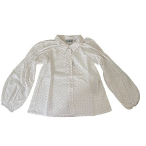 Dr. Kid Blouse voor Meisjes met Gesmokte Mouwen en Accent