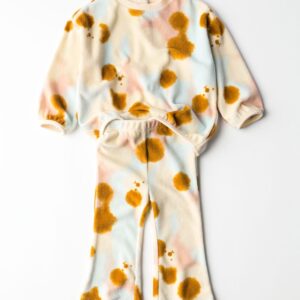 HEMA Babykledingset velours dessin multi voor jongens