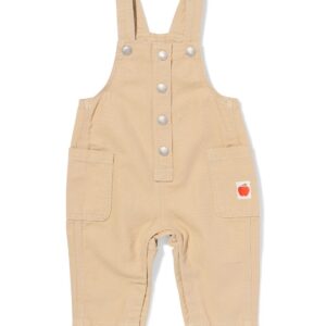 HEMA Babytuinbroek geweven beige voor jongens