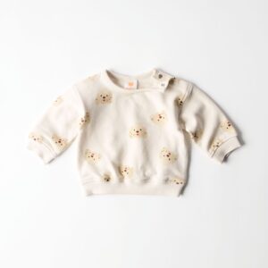 HEMA Newbornsweater dieren gebroken wit voor meisjes