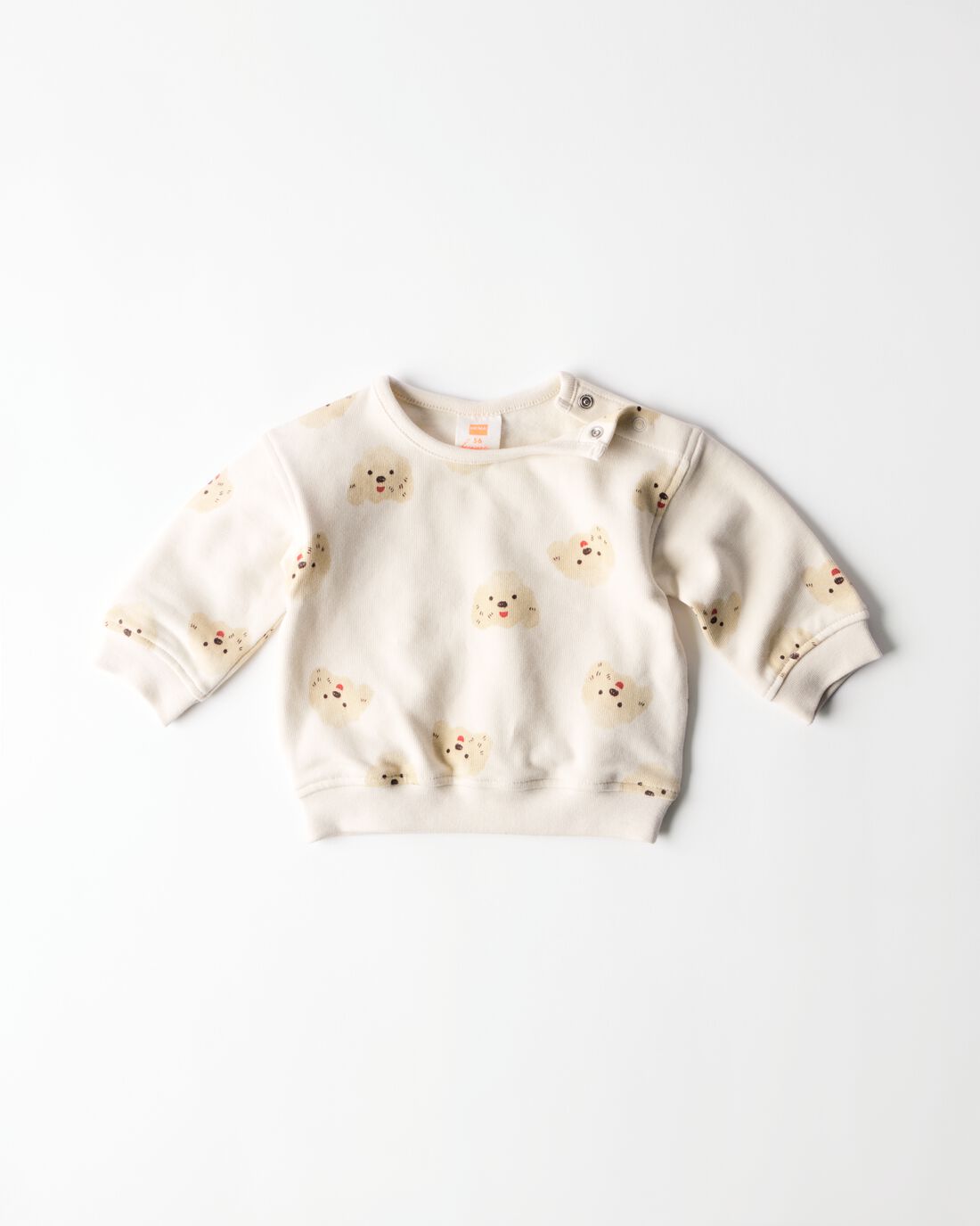 HEMA Newbornsweater dieren gebroken wit voor meisjes