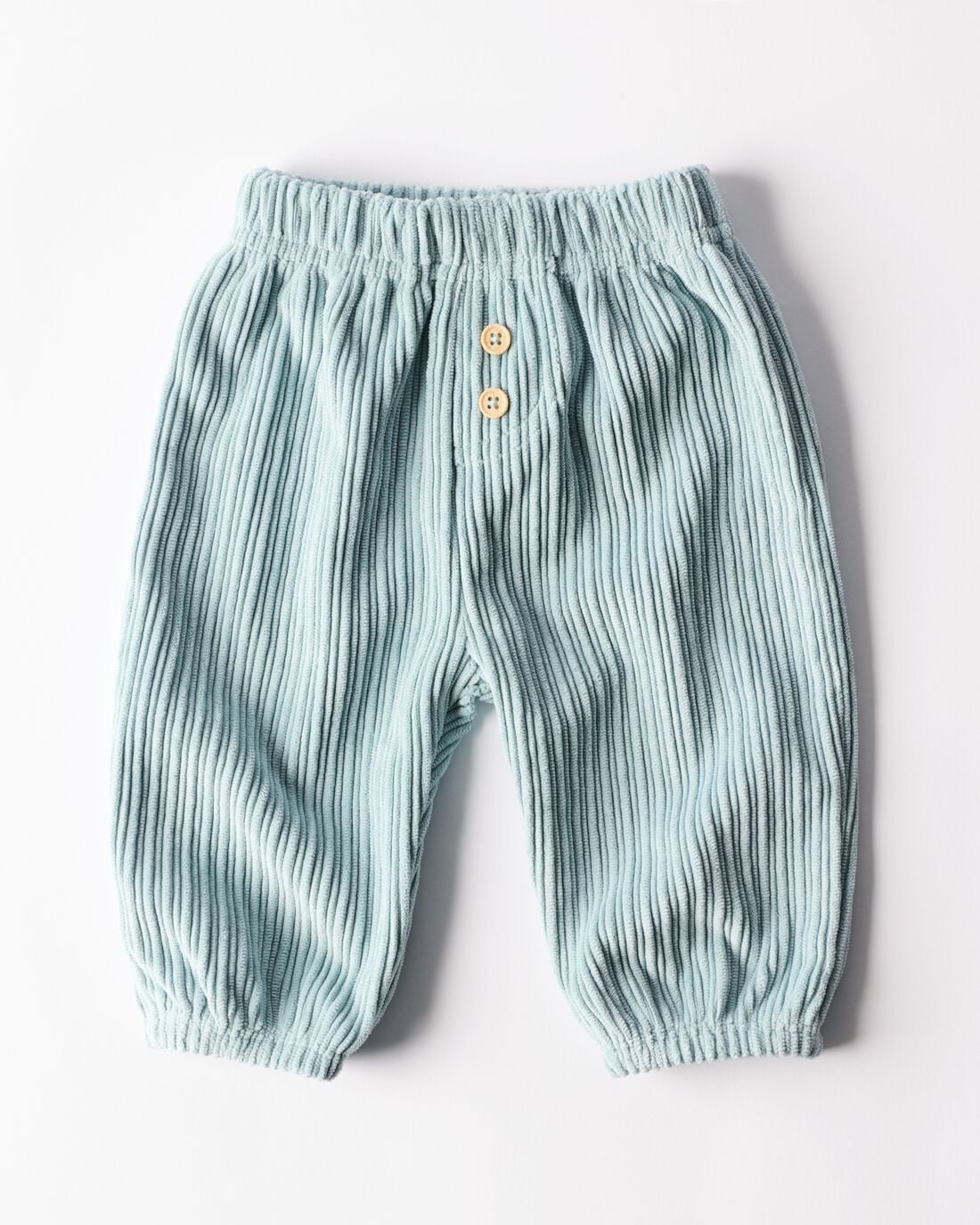 HEMA Newbornbroek comfy fit rib blauw voor jongens