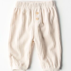 HEMA Babybroek comfort rib donkergrijs voor jongens